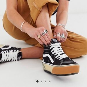 Vans SK8 Hi-Stacked Black Sneakers